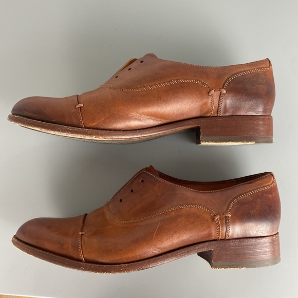 Ariat two24 Austen Brown Leather Oxford Shoes - Picture 4 of 9
